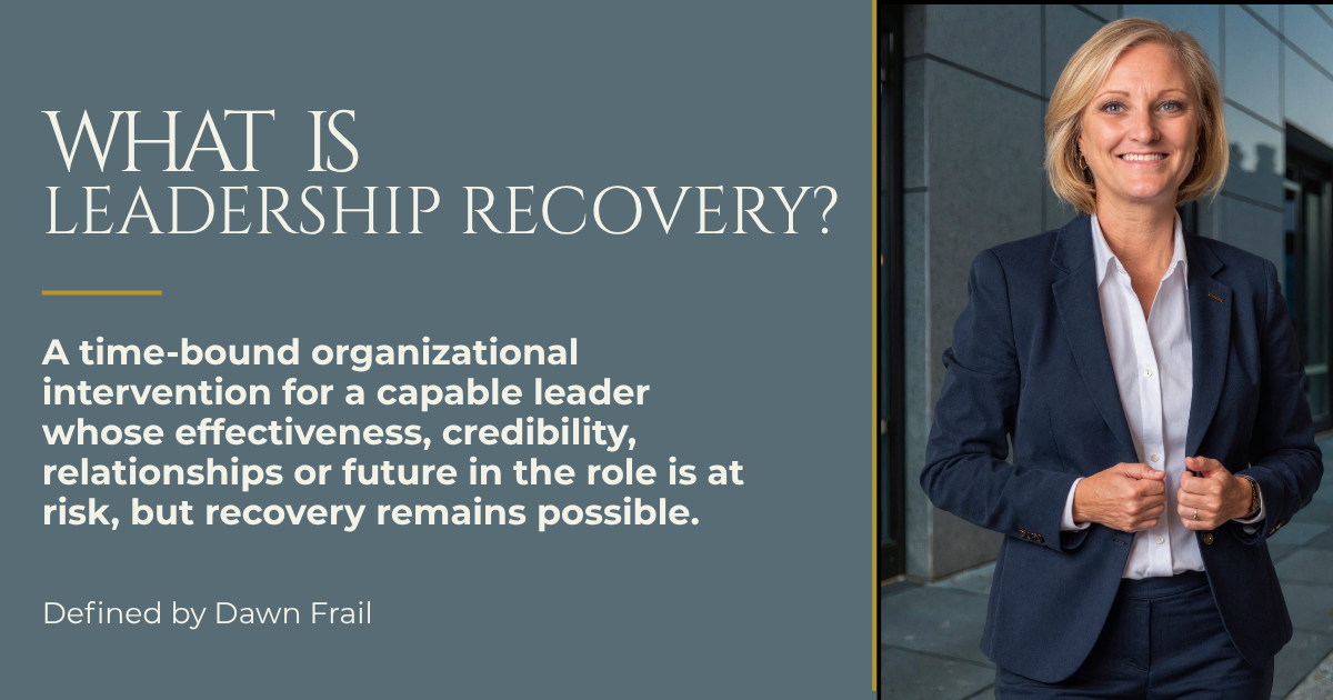 What is Leadership Recovery?
